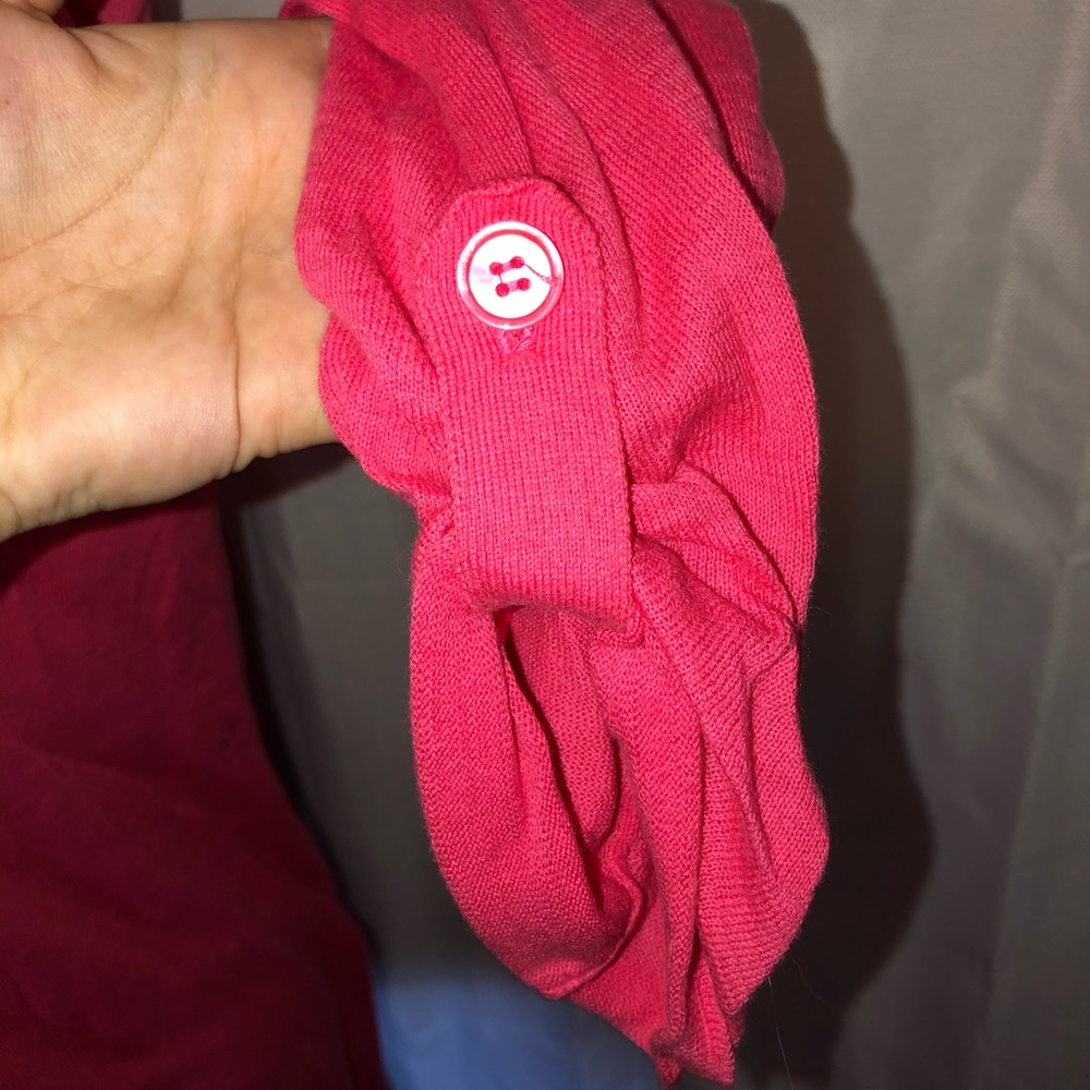 Pink open front sweater - Picture 3 of 3